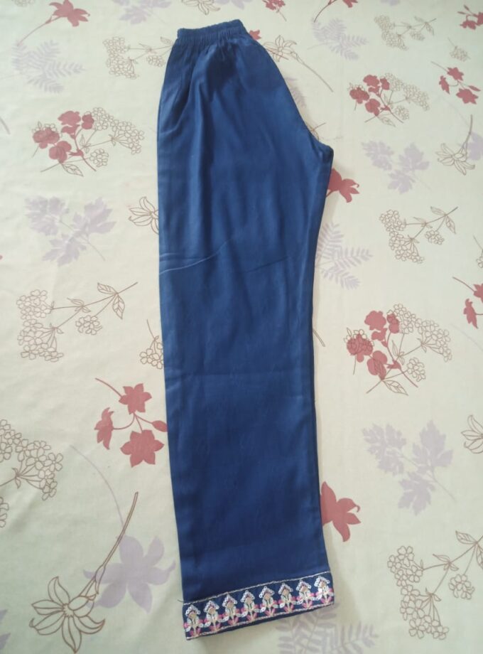 Royal Blue Embroidered Suit