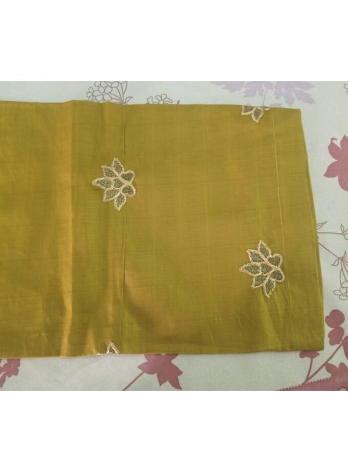 Olive Green Embroidered Suit