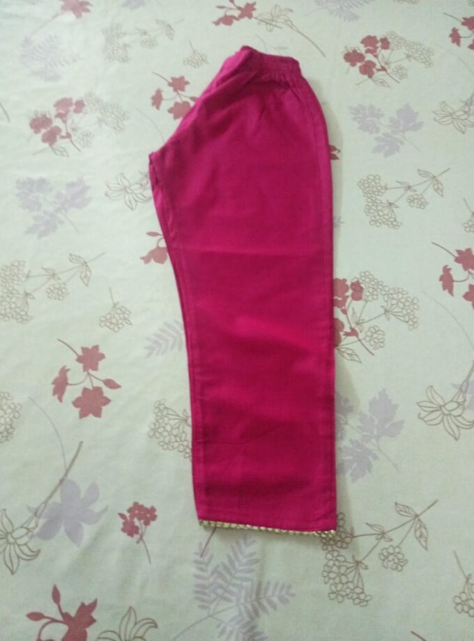 Ruby Elegance – Embroidered Kurta Set