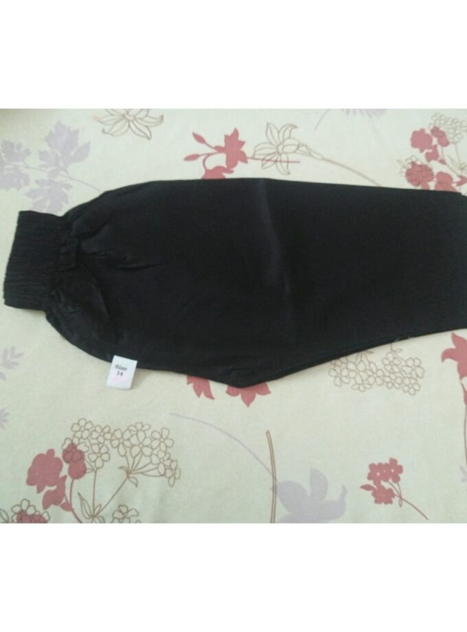 Scarlet Elegance – Black Embroidered Frock