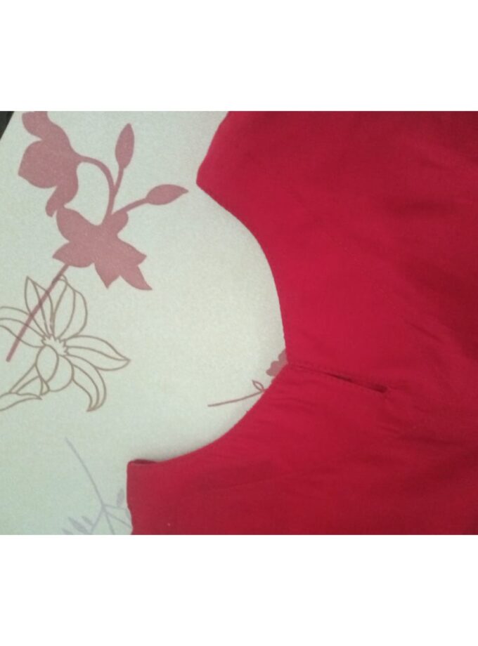 Scarlet Elegance – Black Embroidered Frock